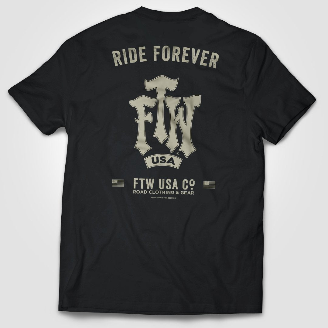 RIDE FOREVER FTW USA MENS TSHIRT
