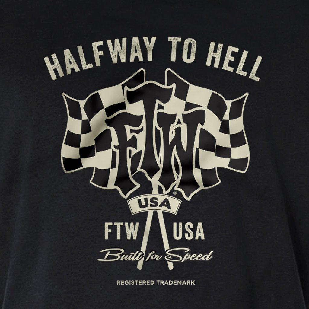HALFWAY TO HELL FTW USA MENS TSHIRT