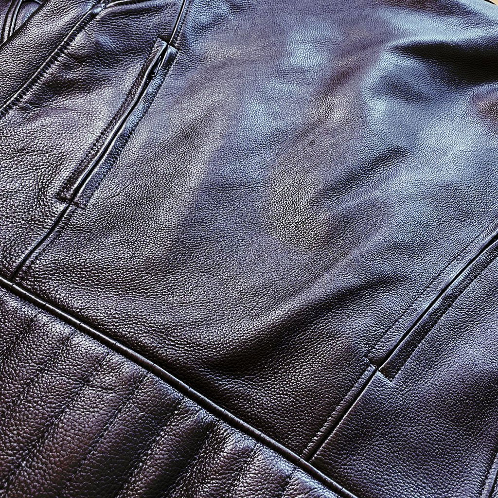 LANE SPLITTER PERFORMANCE MENS LEATHER CAFE JACKET