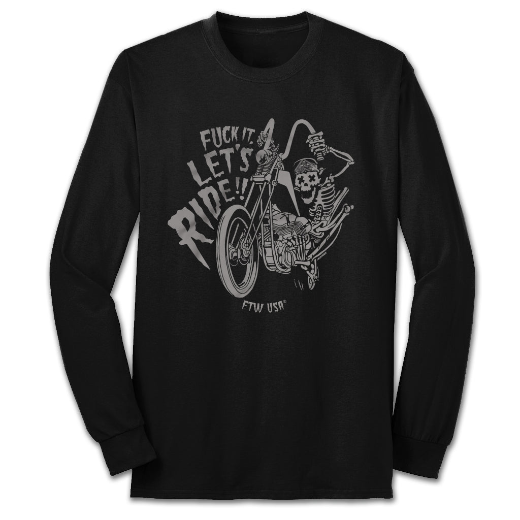 LETS RIDE FTW USA LONG SLEEVE MENS TSHIRT