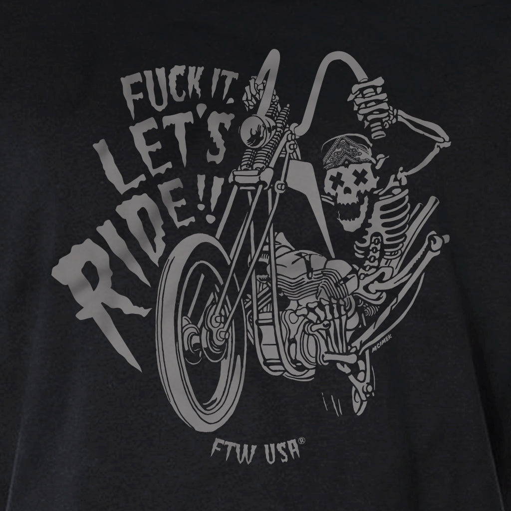 LETS RIDE FTW USA LONG SLEEVE MENS TSHIRT