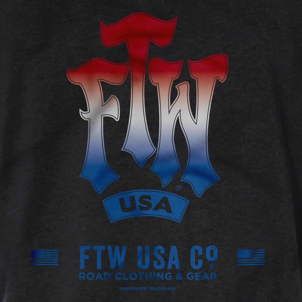 LIVE TO RIDE FTW USA LONG SLEEVE MENS TSHIRT