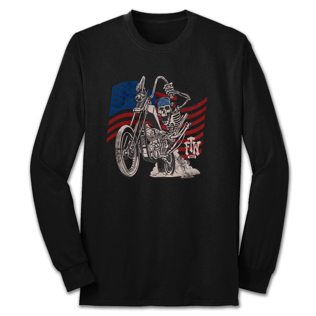 STARS N BARS FTW USA LONG SLEEVE MENS TSHIRT
