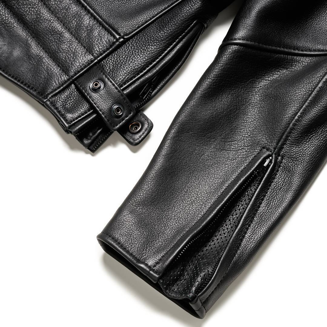 HOGS BREATH PREMIUM MENS CLASSIC LEATHER JACKET