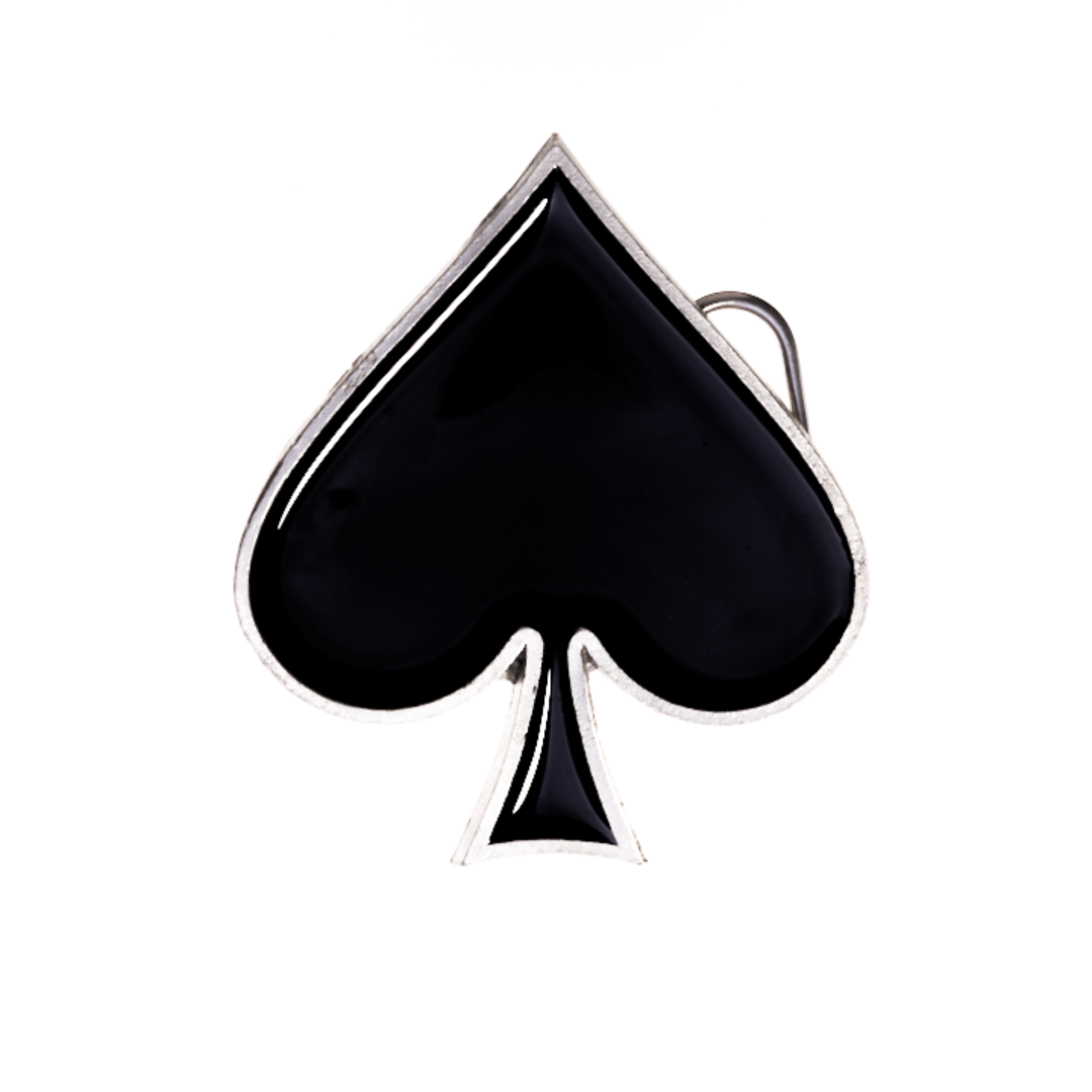 CLASSIC ACE OF SPADES BELT BUCKLE
