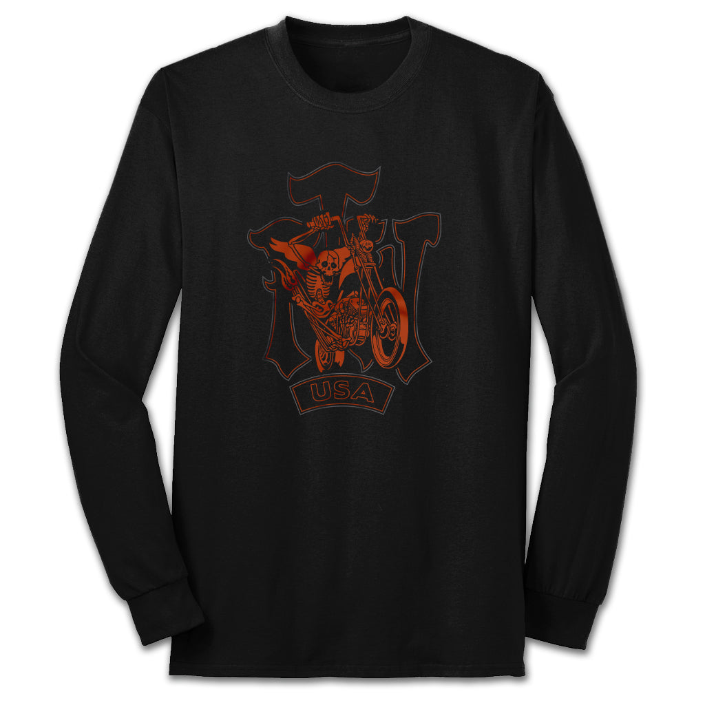 FTW USA WINGED BONES LONG SLEEVE MENS TSHIRT