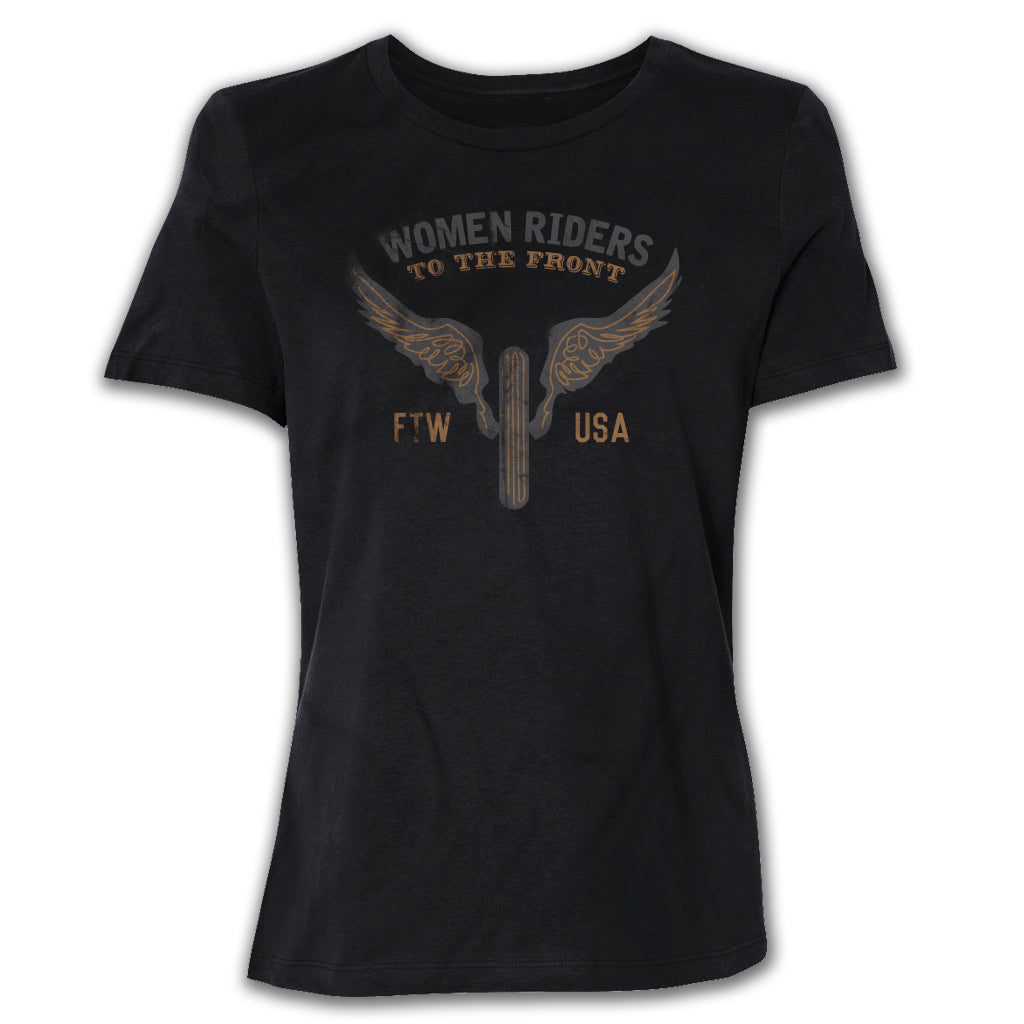 FTW WOMEN RIDERS TO THE FRONT WOMENS TSHIRT